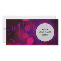 A Very Pink Holiday Custom Photo Card