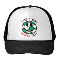 A Very Soccer Day! hats