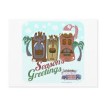 A Very Tiki Holiday Post Card