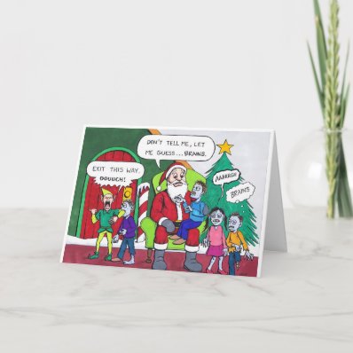 A Very Zombie Christmas Card