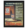 A Victory Home World War 2 Flyer