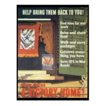 A Victory Home World War 2 postcards