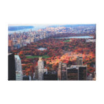 A view from above: Autumn in Central Park 01 Gallery Wrap Canvas