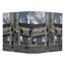 A view from inside the flight deck 3 ring binders