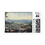 A View From Linz By Valckenborch Lucas Van (Best Q Postage Stamp
