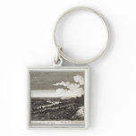A View from Richmond Hill down the River Keychain