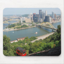 A view of Downtown Pittsburgh from Mt. Washington mousepads by cskeers A view of Downtown Pittsburgh from Mt. Washington mousepads