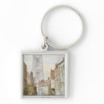 A View of Irongate, Derby Keychain