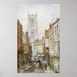 A View of Irongate, Derby Print