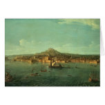 A View of Naples, 17th century Greeting Card