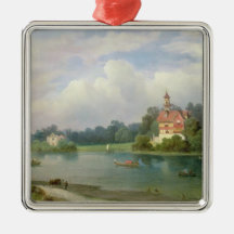 A View of Pope's House Christmas Ornament