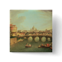 A View of Rome Pinback Buttons