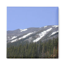 A View Of The Backside Of The San Fransisco Peaks Magnets