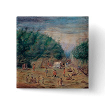A View of the 'Endeavour's' Watering Place Pinback Button
