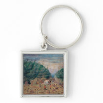 A View of the 'Endeavour's' Watering Place Key Chains