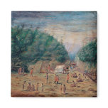 A View of the 'Endeavour's' Watering Place Fridge Magnet