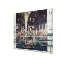 A view of the Fire-workes and Illuminations Gallery Wrap Canvas