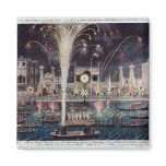 A view of the Fire-workes and Illuminations Fridge Magnet