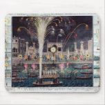 A view of the Fire-workes and Illuminations Mousepads
