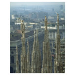 A view of the statues atop the Duomo overlooking M flyers