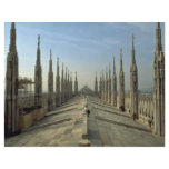 A view of the top of the Duomo, (cathedral) Milan flyers