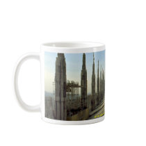 A view of the top of the Duomo, (cathedral) Milan Coffee Mug