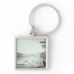A View of Ticonderoga from a point Keychain