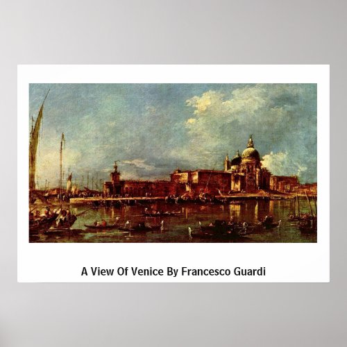 A View Of Venice By Francesco Guardi Posters