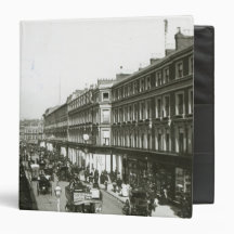 A View of Westbourne Grove, London Vinyl Binder
