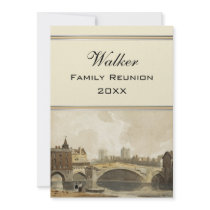 A View of York, England Family Reunion Personalized Announcement