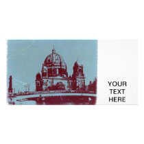 A view on the Berlin Cathedral Photo Card Template