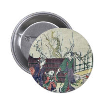 A villa in Kamedo by Katsukawa, Shunsen Ukiyo-e. Button