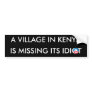 A Village in Kenya is mis...