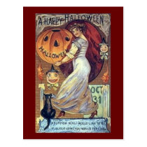 A Vintage Holiday *Happy Halloween* postcards