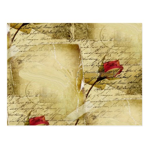 A Vintage Love Letter Postcard Zazzle