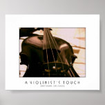 A Violinist's Touch Print