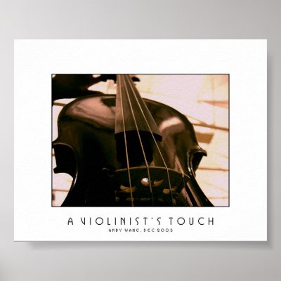 A Violinist's Touch Print by andykun
