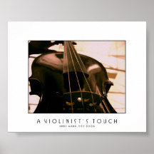 A Violinist's Touch Print