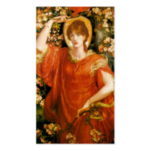A Vision of Fiammetta - Dante Gabriel Rossetti Business Cards