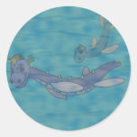 A Visit from Deipr and Depf Round Stickers