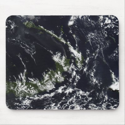 A volcanic plume from the Rabaul caldera Mousepad by stocktrek
