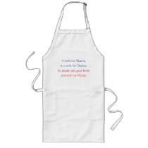 A Vote for Obama Apron