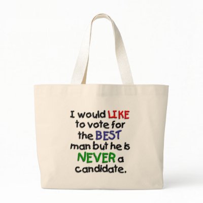 A Vote for the Best Man Bags by MarkoMarko