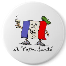 A Votre Sante Button button
