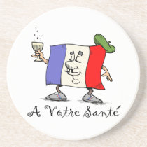 A Votre Sante Beverage Coasters coaster