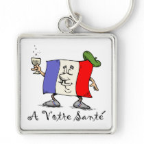 A Votre Sante Key Chain