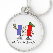 A Votre Sante Key Chain