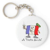 A Votre Sante Keychain