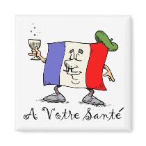 A Votre Sante magnets