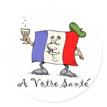 A Votre Sante Sticker